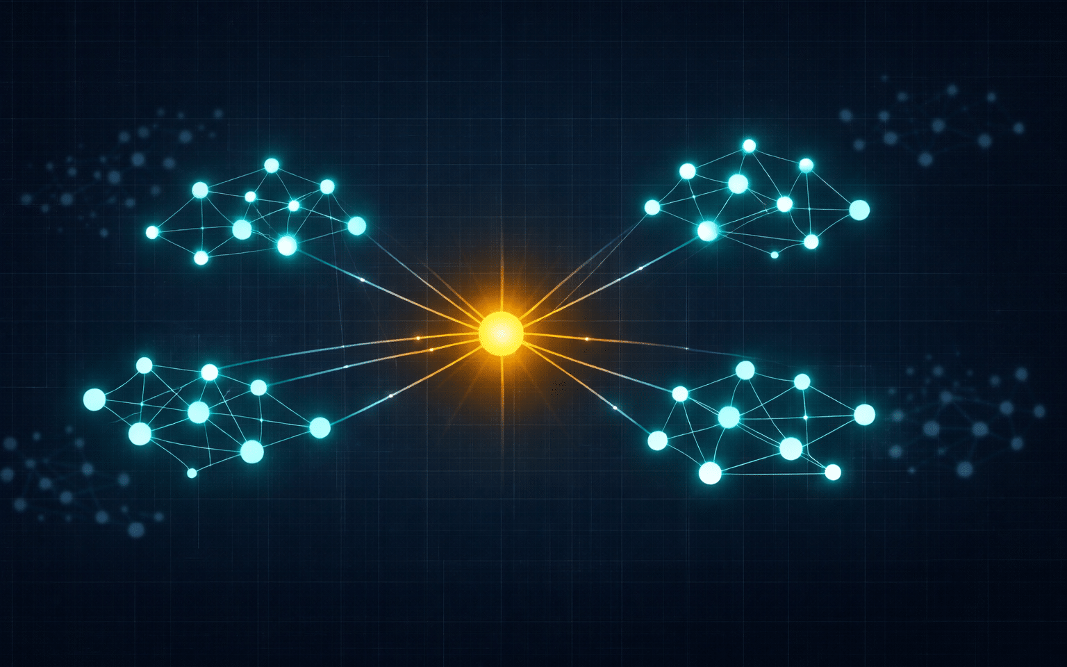 a digital illustration against a dark navy blue ba